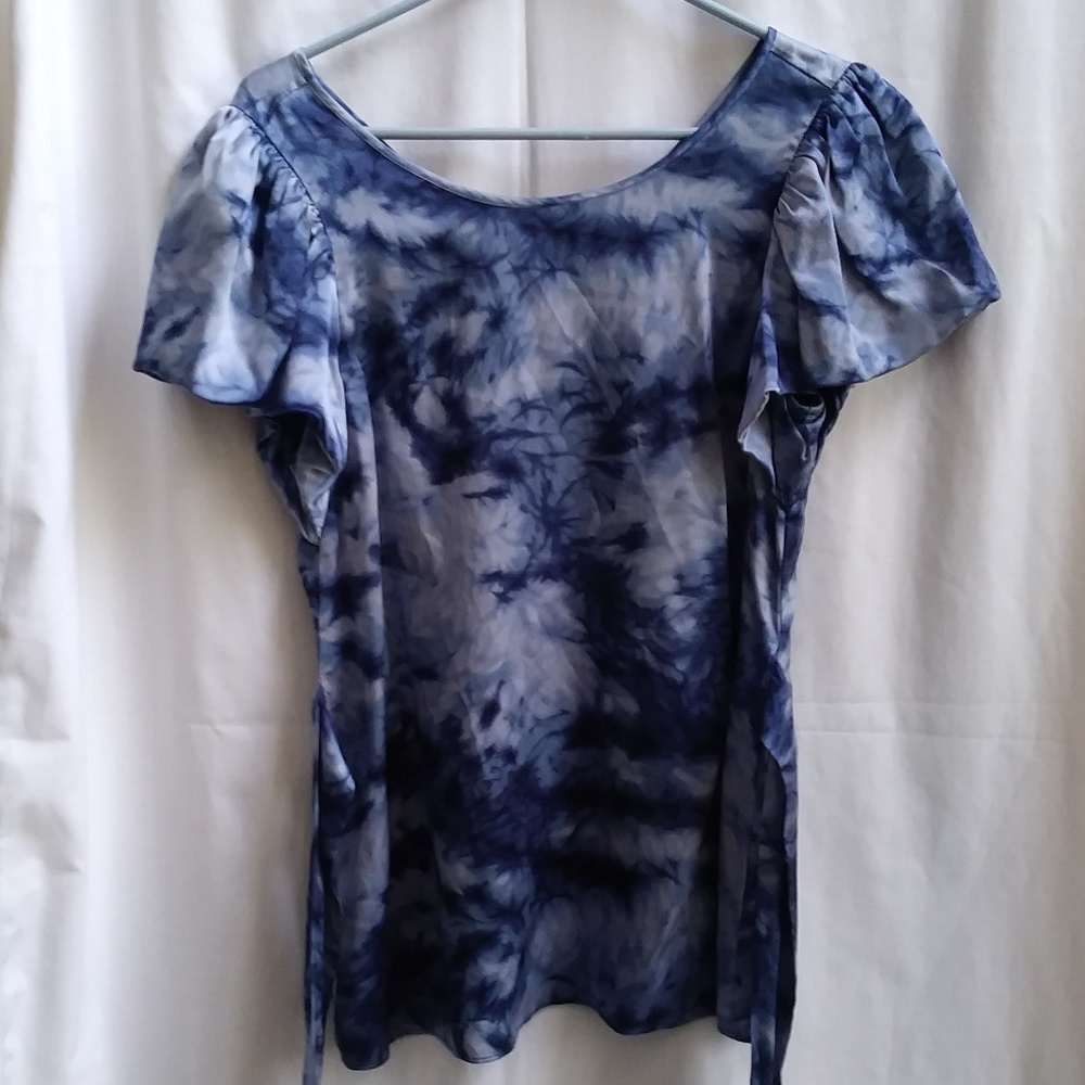 NWT! 7 For All Mankind 100% Silk Short Sleeve